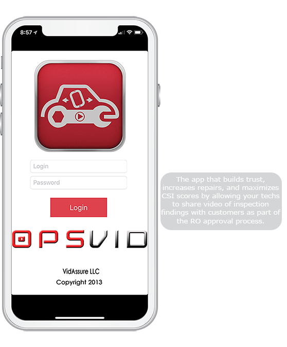 Service OpsVid app